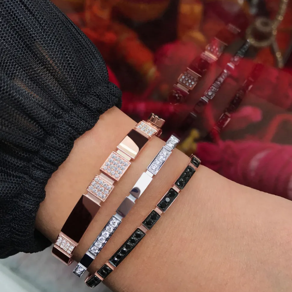 Eternal Mini Full Set Black Diamond Bangle