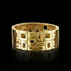 Geometric 3 Row Bracelet