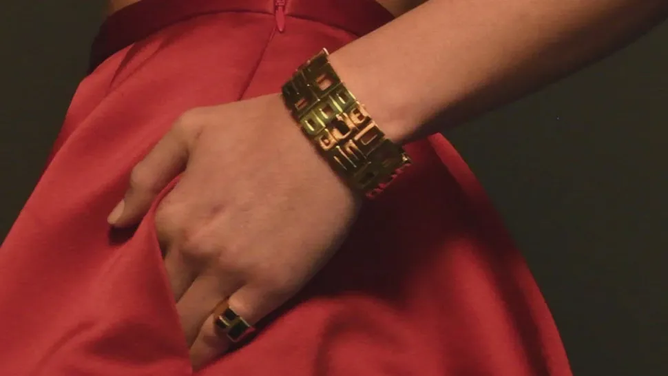 Geometric 3 Row Bracelet