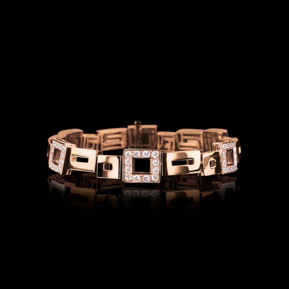 Geometric Diamond Bracelet
