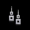 Geometric Diamond Earrings