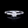 Micro 0.60ct Round Diamond Engagement Ring