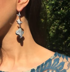 Odyssey 3 Drop Diamond Earrings