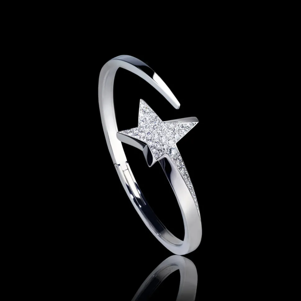 Odyssey Diamond Star Bangle (White Diamonds)