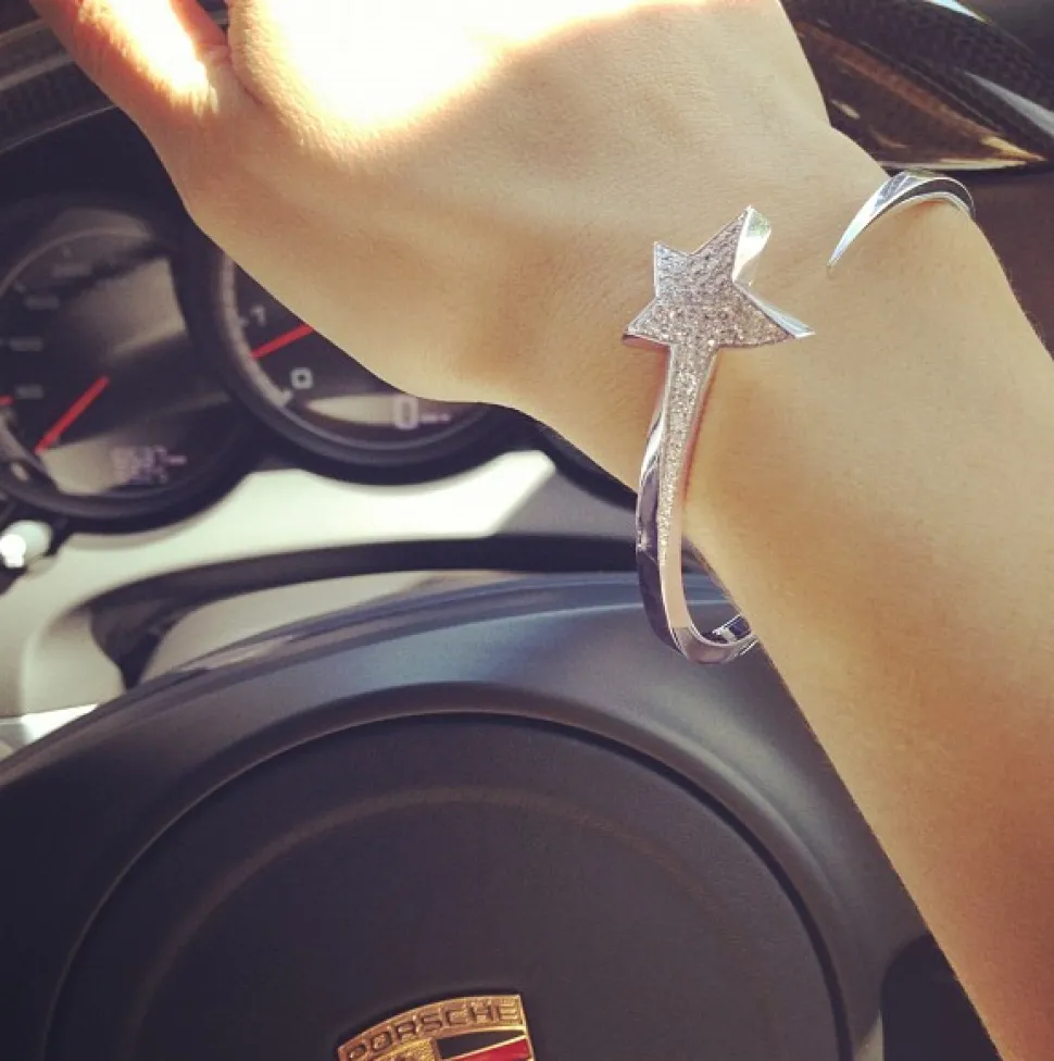 Odyssey Diamond Star Bangle (White Diamonds)