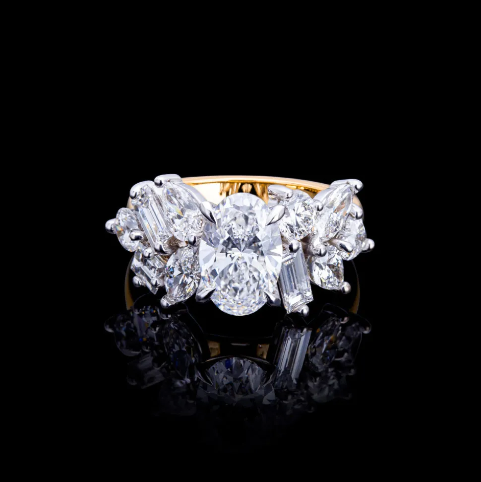 Primavera 2.06ct Oval Diamond Engagement Ring