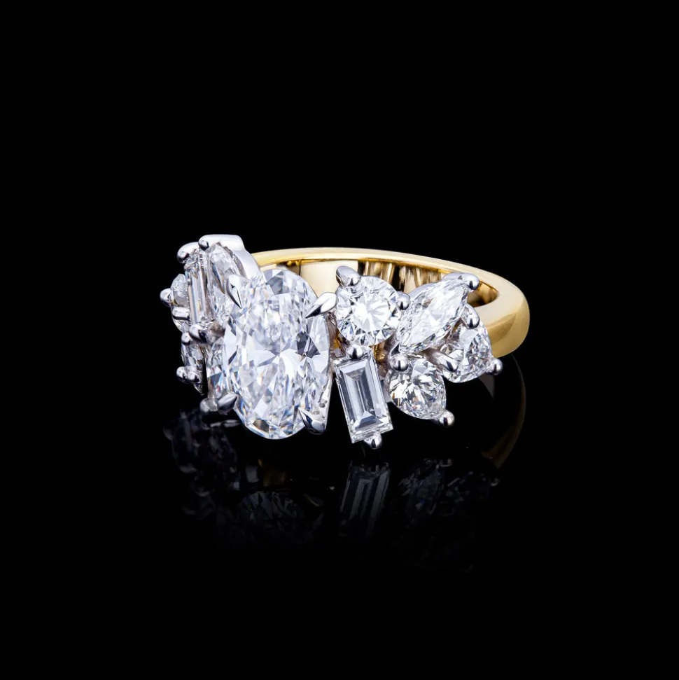 Primavera 2.06ct Oval Diamond Engagement Ring