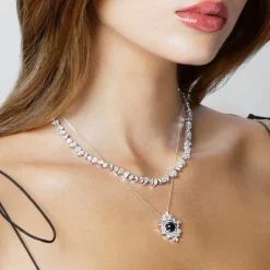 Primavera Diamond Line Necklace
