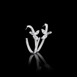 Primavera 30mm Diamond Hoop Earrings