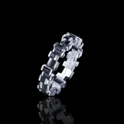 Radiant Australian Black Sapphire Ring