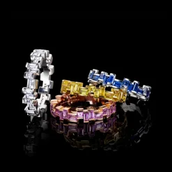 Radiant Pink Sapphire Ring