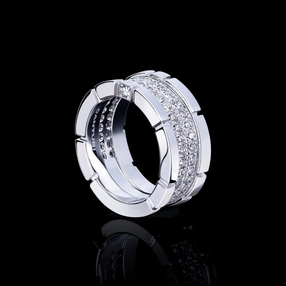 Regina 2 Row Diamond Ring