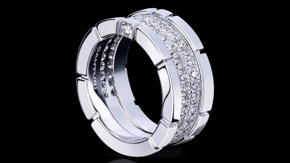Regina 2 Row Diamond Ring