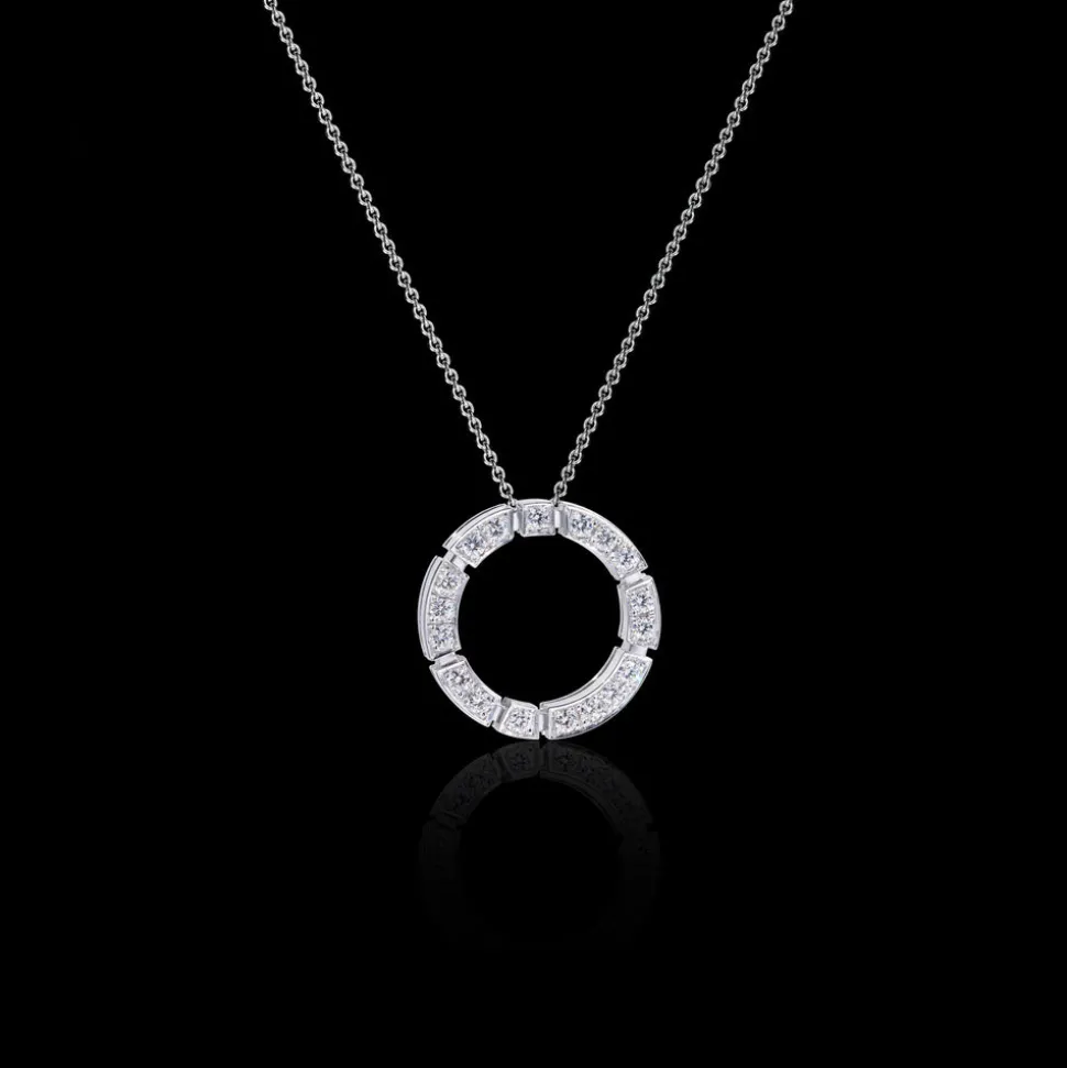 Regina Circular Diamond Necklace