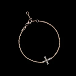 Regina Diamond Cross Bracelet