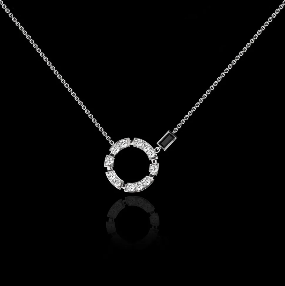Regina Diamond Necklace (Australian Black Sapphire)