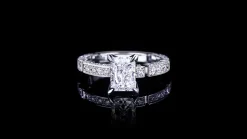 Regina Engagement Ring | 1.50ct Radiant Diamond