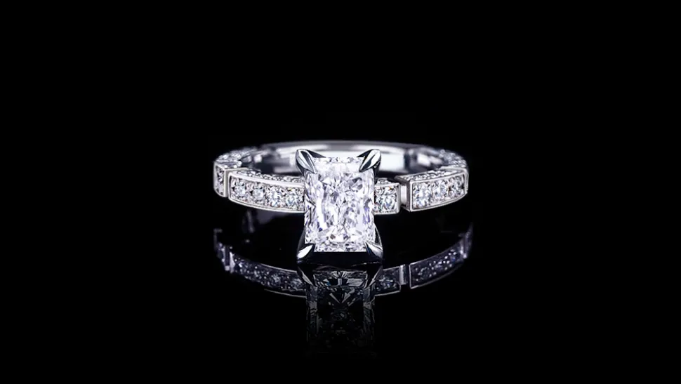 Regina Engagement Ring | 1.50ct Radiant Diamond