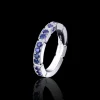 Regina 3mm Ring (Ceylon Blue Sapphires)
