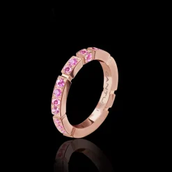 Regina 2.5mm Ring (Pink Sapphires)