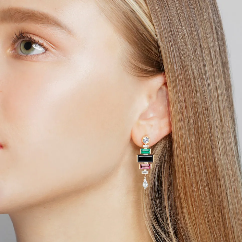 Regina Royale Diamond and Gemstone Earrings