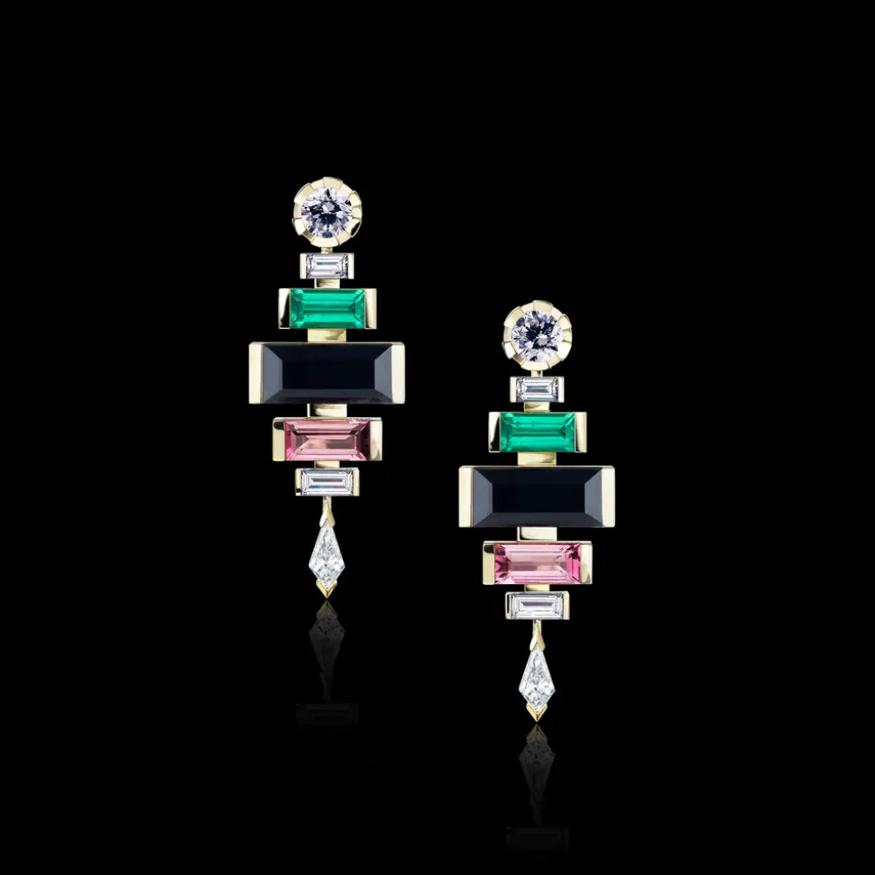 Regina Royale Diamond and Gemstone Earrings
