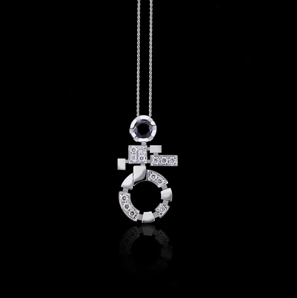 Regina Single Link Diamond Drop Necklace