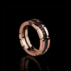 Regina Single Row Black Diamond Ring