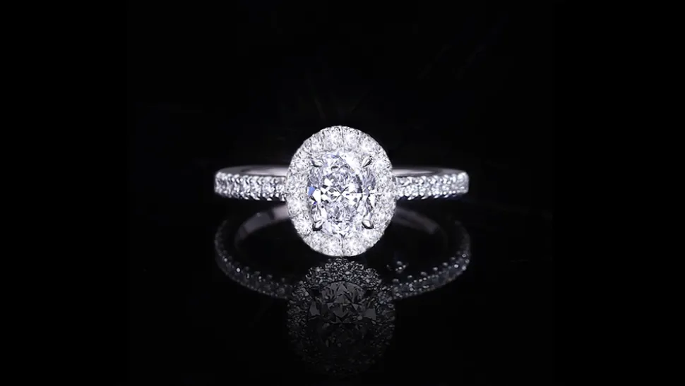 Renaissance 1.00ct Oval Diamond Engagement Ring