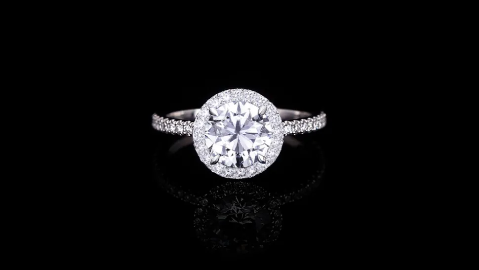 Renaissance Engagement Ring | 1.53ct Round Brilliant Diamond