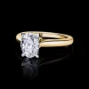 Silhouette 1.71ct Oval Diamond Engagement Ring