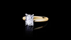 Silhouette 2.01ct Oval Diamond Engagement Ring