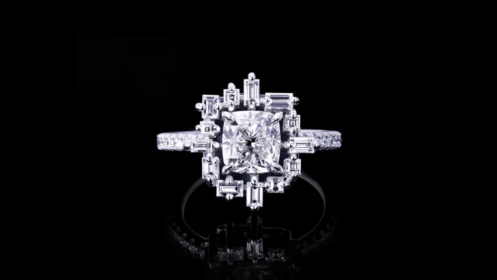 Stella 2.01ct Cushion Diamond Engagement Ring