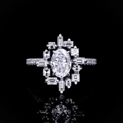 Stella 1.00ct Oval Diamond Engagement Ring
