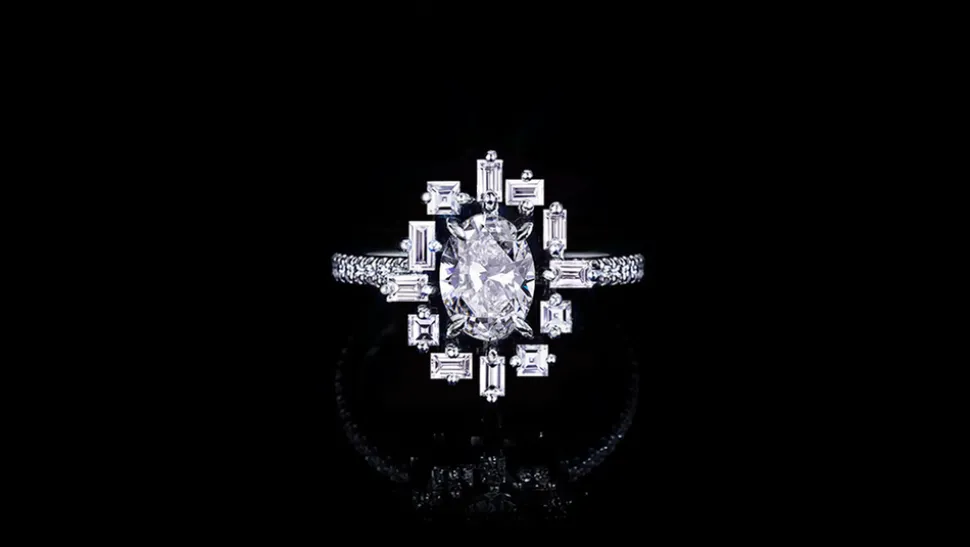 Stella 1.00ct Oval Diamond Engagement Ring