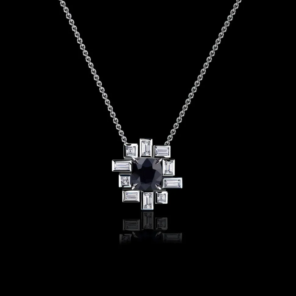 Stella Diamond Necklace (Australian Black Sapphire)