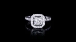 Valentina Engagement Ring | 1.51ct Radiant Diamond