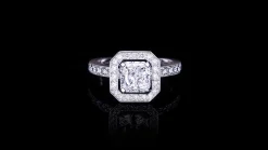 Valentina Engagement Ring | 1.50ct Radiant Diamond