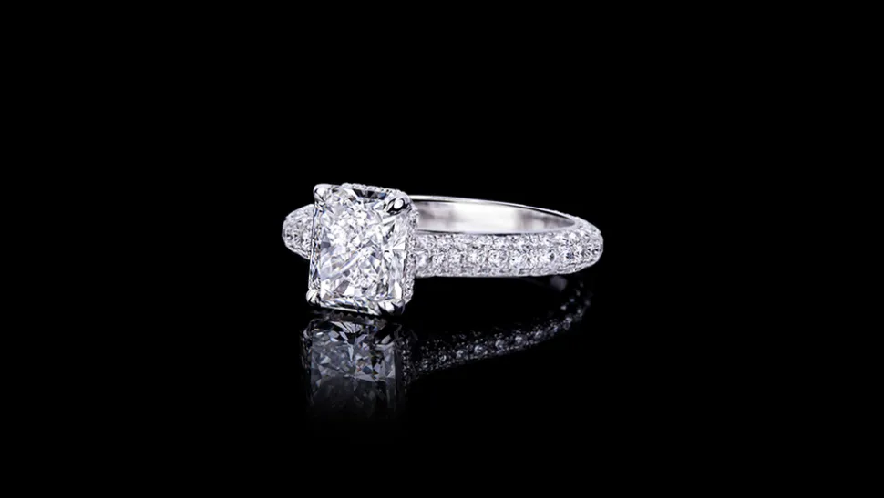 Venus 1.81ct Radiant Diamond Engagement Ring