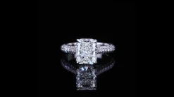 Venus 3.03ct Radiant Diamond Engagement Ring
